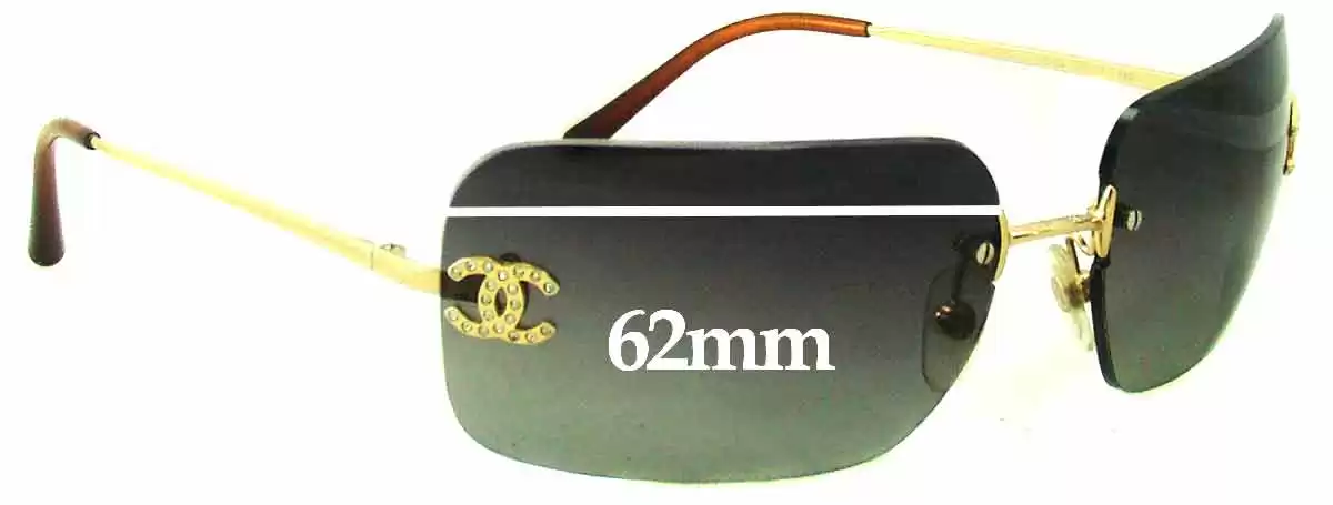 Chanel 4017-D 62mm Replacement Lenses by Sunglass Fix™