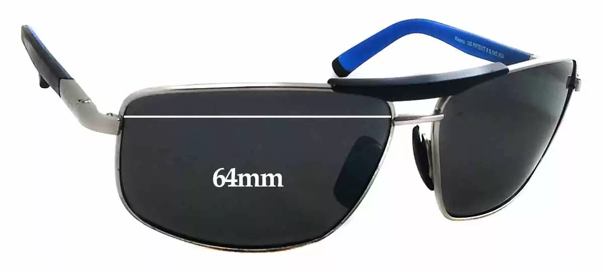 Maui Jim MJ271 Keanu 64mm Replacement Lenses
