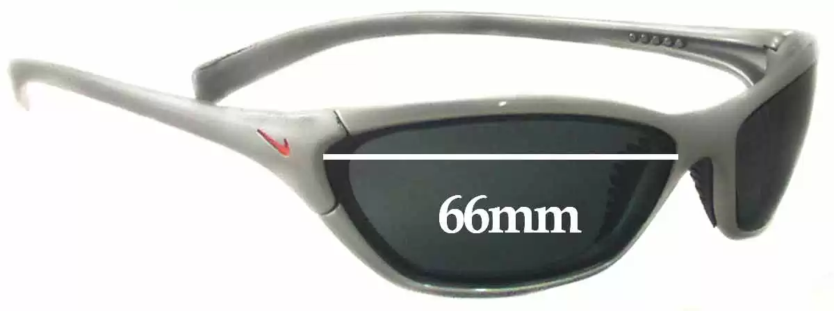 Nike EV0011 Interchange Square 66mm Replacement Lenses