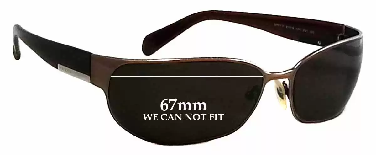 Prada SPR53F 67mm Replacement Lenses by Sunglass Fix™