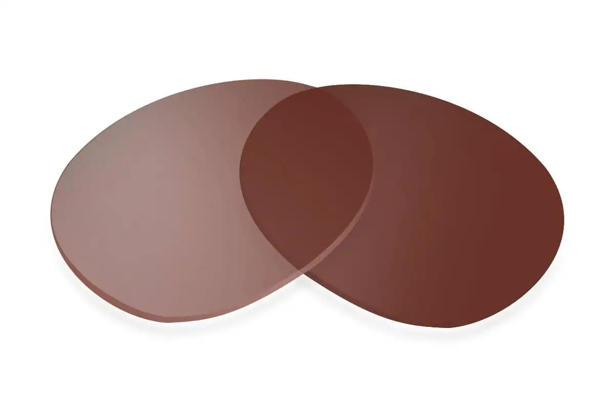 A pair of Brown Gradient replacement lenses