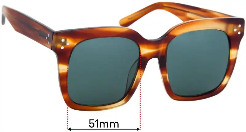Celine CL 41076/S 51mm Replacement Lenses display picture 2
