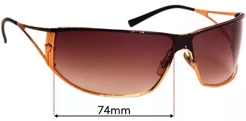 Versace MOD 2040 74mm Replacement Lenses