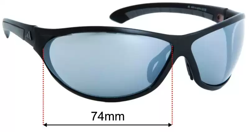Adidas A136 Elevation 74mm Replacement Lenses Adidas A136 Elevation 74mm Replacement Lenses