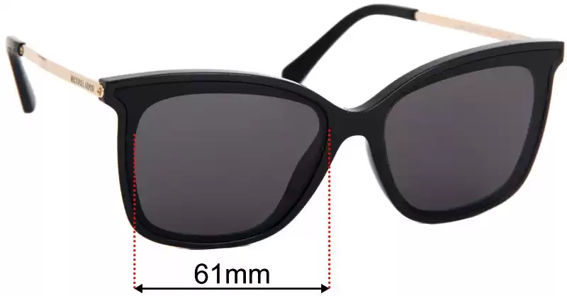 Michael Kors MK2079U Zermatt 61mm Replacement Lenses display picture 2