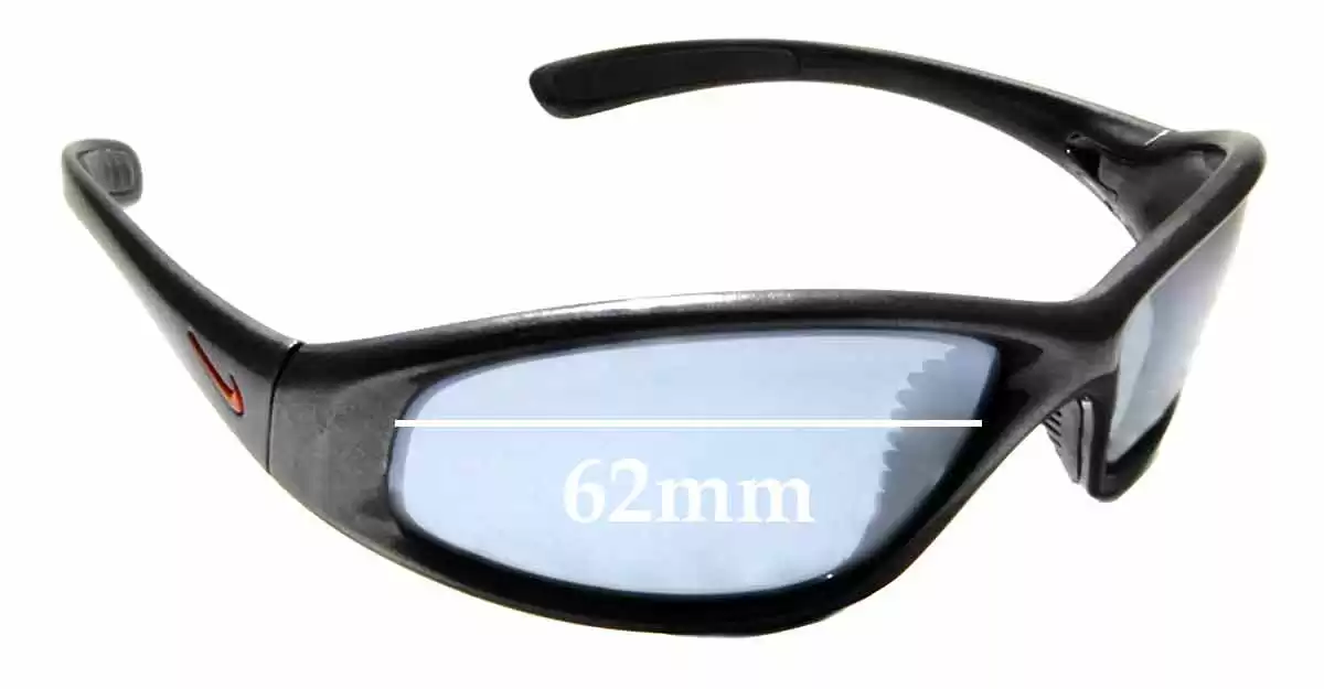 Nike EV0015 Tarj Square R 62mm Replacement Lenses