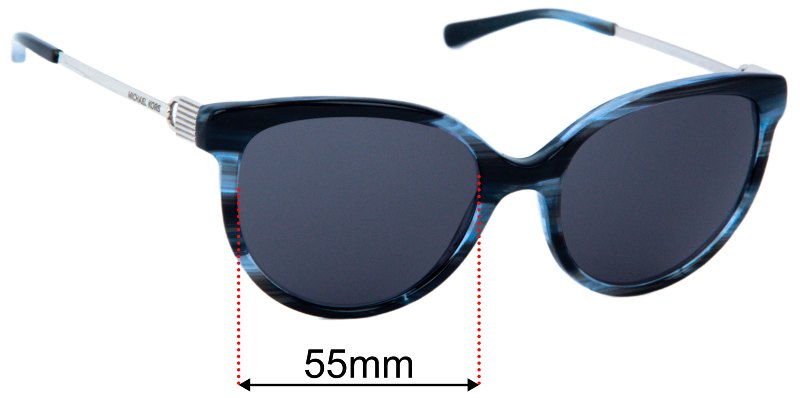 Michael Kors MK2052 Abi 55mm Replacement Lenses display picture 3