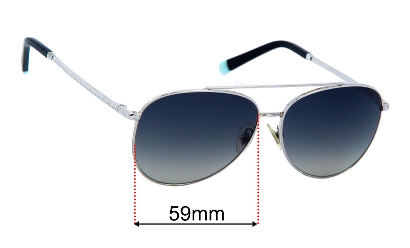 Tiffany & Co TF 3074 59mm Replacement Lenses display picture 1