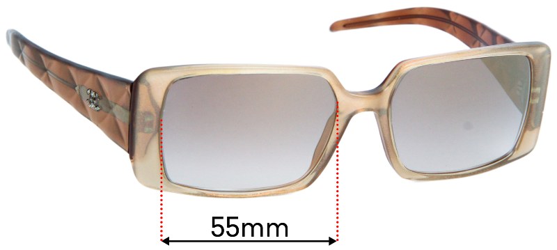 Chanel 5045 55mm Replacement Lenses by Sunglass Fix™