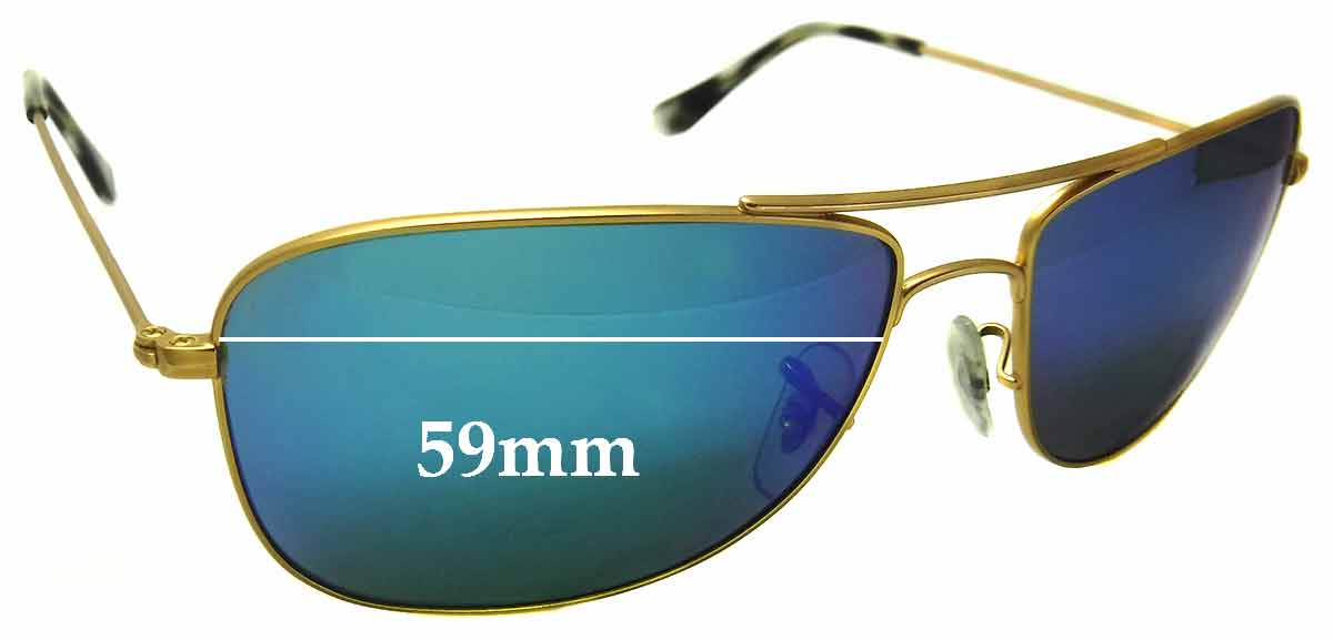 Ray Ban RB3543 Replacement Lenses 59mm 