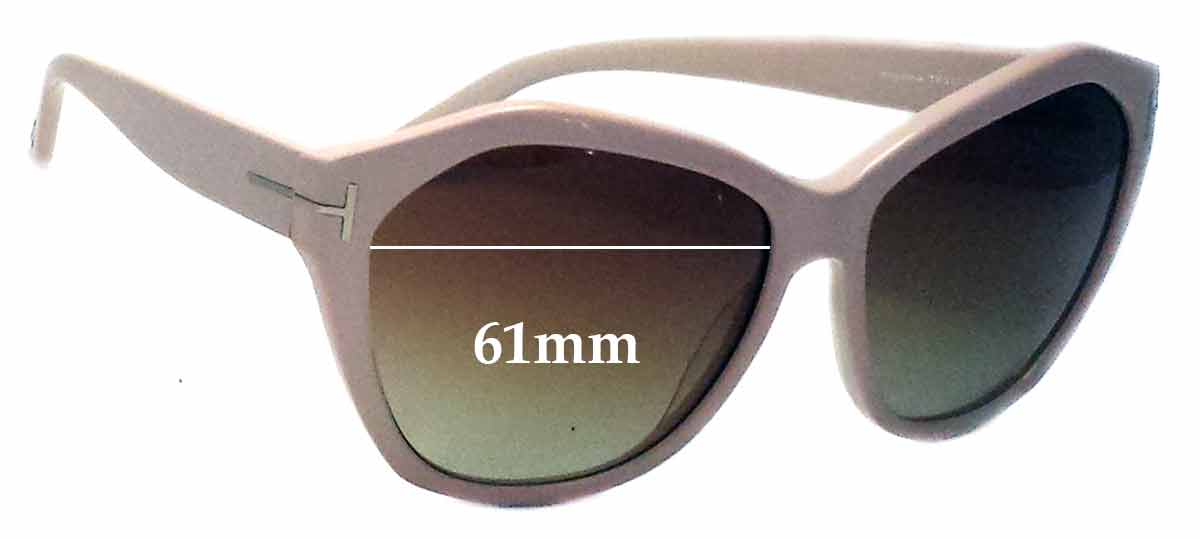 Tom Ford 61mm Replacement Lenses