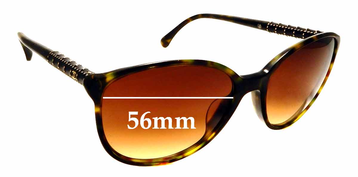 Chanel 5316-Q 56mm Replacement Lenses by Sunglass Fix™