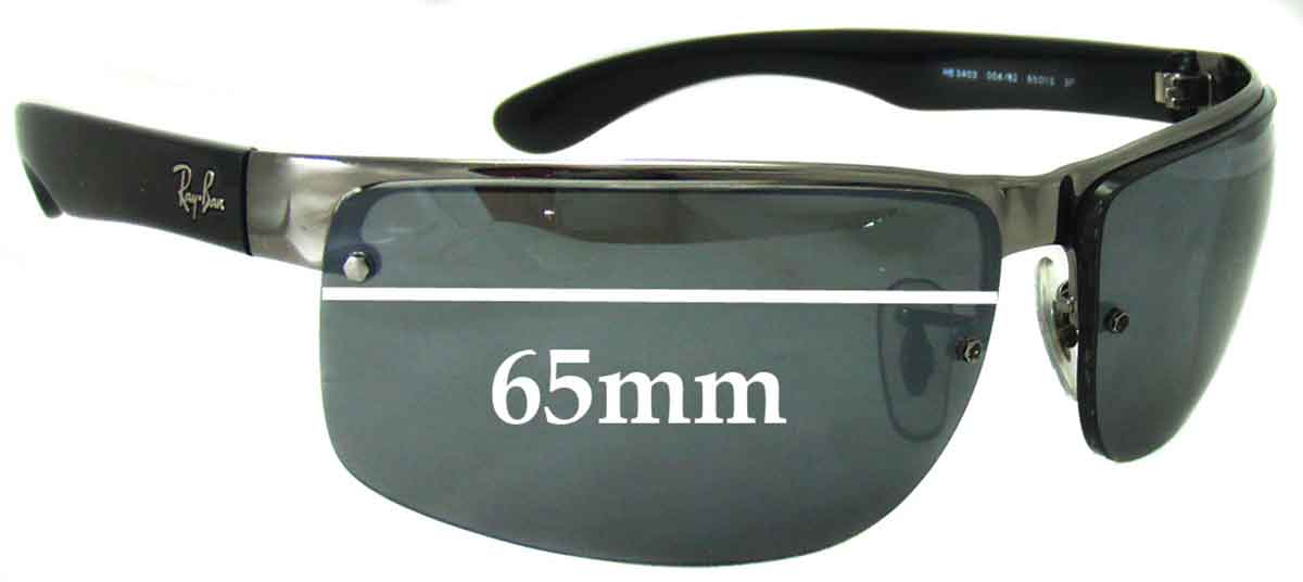 Ray Ban RB3403 Replacement Lenses 65mm 