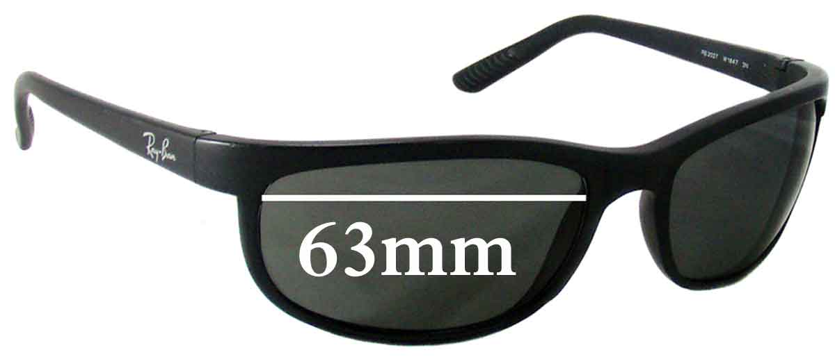 Ray Ban RB2027 Replacement Lenses 63mm 