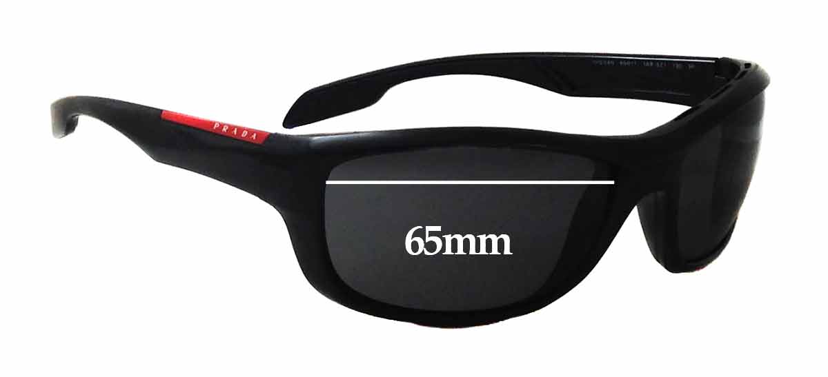 Prada SPS04N 65mm Replacement Lenses by 