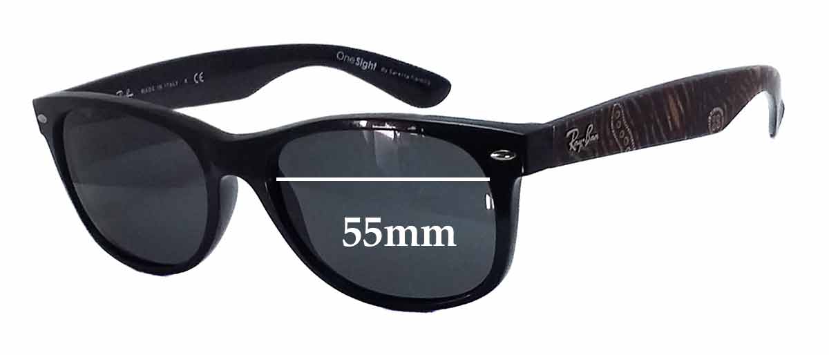 Ray Ban RB2132 New Wayfarer Saretta Fielding 55mm Lenses