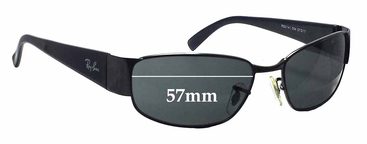 Ray Ban RB3141 57mm Replacement Lenses