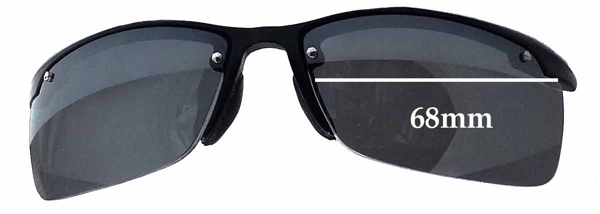 Ray Ban RB4056 Replacement Lenses 68mm 