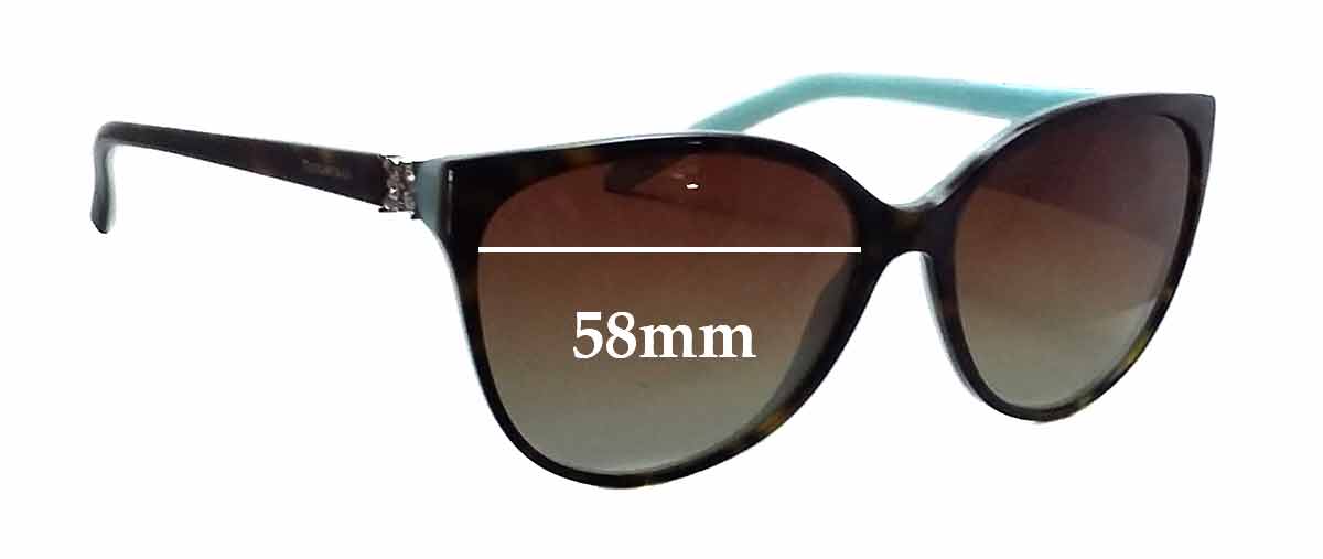 Tiffany & Co TF 4089-B 58mm Replacement Lenses