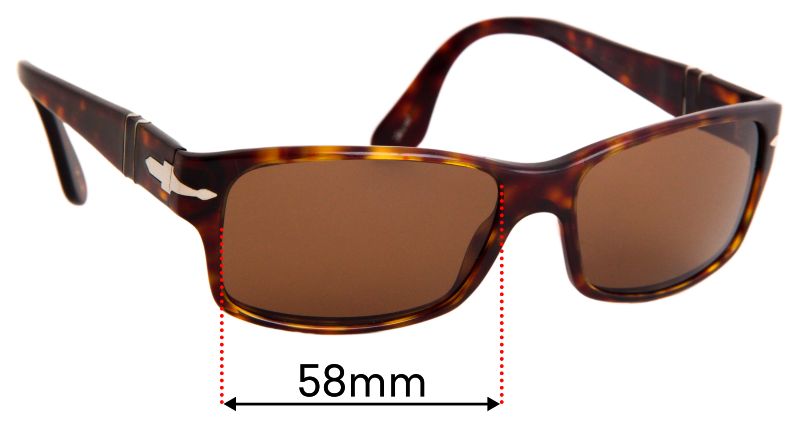 Persol 2803-S 55mm Replacement Lenses 
