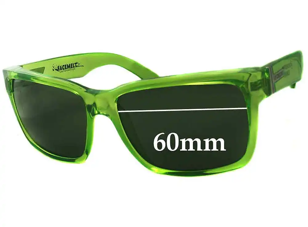 Sunglass Fix Replacement Lenses for Von Zipper Elmore Facemelt - 60mm Wide Sunglass Fix Replacement Lenses for Von Zipper Elmore Facemelt - 60mm Wide