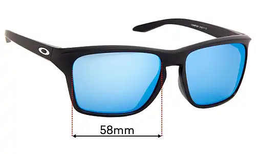 Sunglass Fix Replacement Lenses for Oakley Sylas OO9448F ((Low Bridge Fit) - 58mm Wide Oakley Sylas OO9448F ((Low Bridge Fit) Replacement Lenses 58mm wide