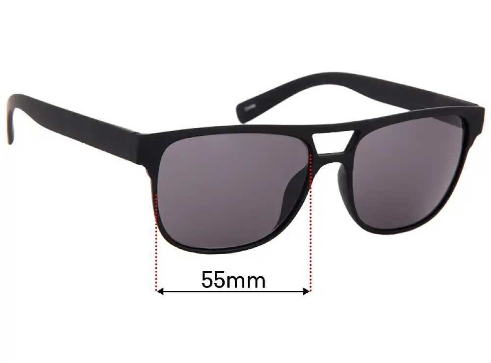 Sunglass Fix Replacement Lenses for Alfred Sung - 55mm Wide Sunglass Fix Replacement Lenses for Alfred Sung - 55mm Wide