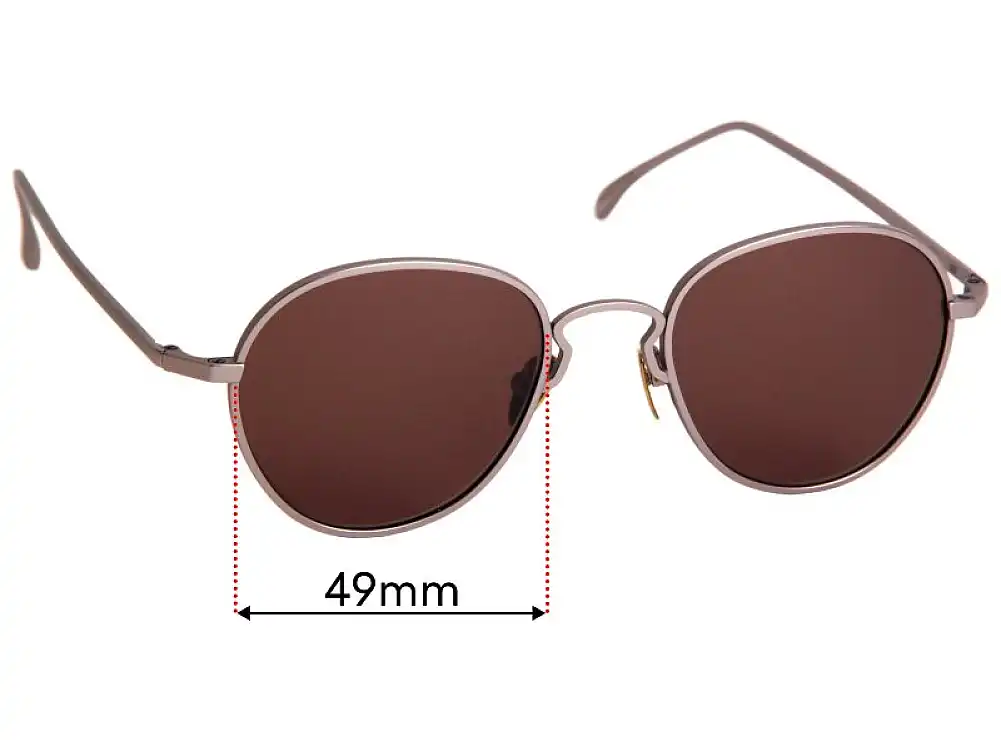 Sunglass Fix Replacement Lenses for AM Eyewear Gaudi - 49mm Wide Sunglass Fix Replacement Lenses for AM Eyewear Gaudi - 49mm Wide