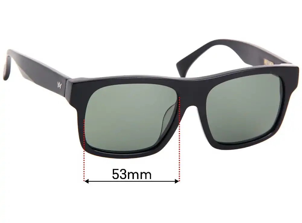 Sunglass Fix Replacement Lenses for AM Eyewear Leaver - 53mm Wide Sunglass Fix Replacement Lenses for AM Eyewear Leaver - 53mm Wide