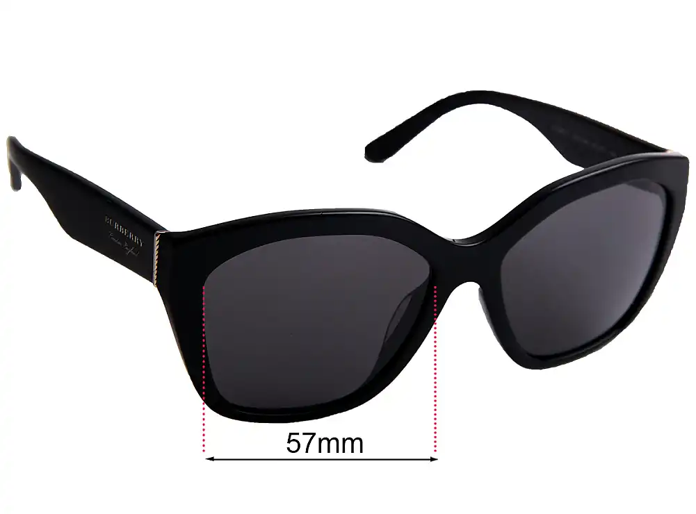 Sunglass Fix Replacement Lenses for Burberry B 4261-F - 57mm Wide Sunglass Fix Replacement Lenses for Burberry B 4261-F - 57mm Wide
