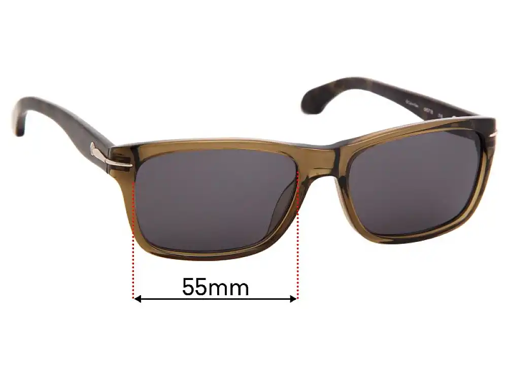 Sunglass Fix Replacement Lenses for Calvin Klein CK5718 - 55mm Wide Sunglass Fix Replacement Lenses for Calvin Klein CK5718 - 55mm Wide