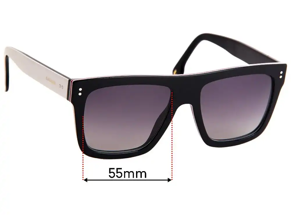 Sunglass Fix Replacement Lenses for Carrera 1010/S - 55mm Wide Sunglass Fix Replacement Lenses for Carrera 1010/S - 55mm Wide