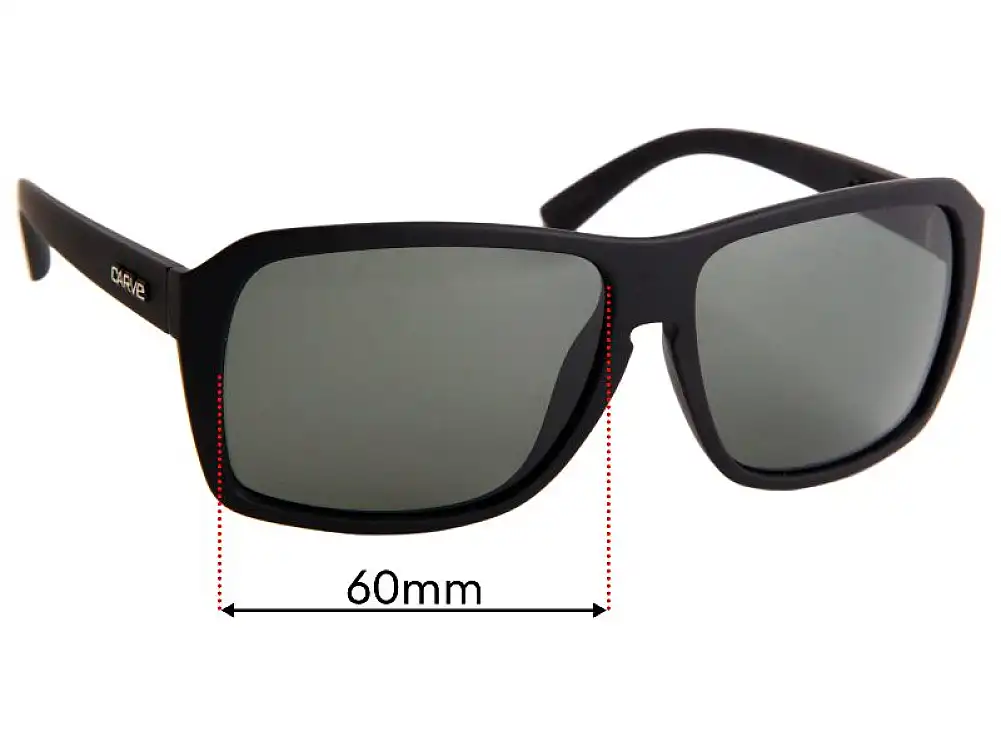 Sunglass Fix Replacement Lenses for Carve La Familia - 60mm Wide Sunglass Fix Replacement Lenses for Carve La Familia - 60mm Wide