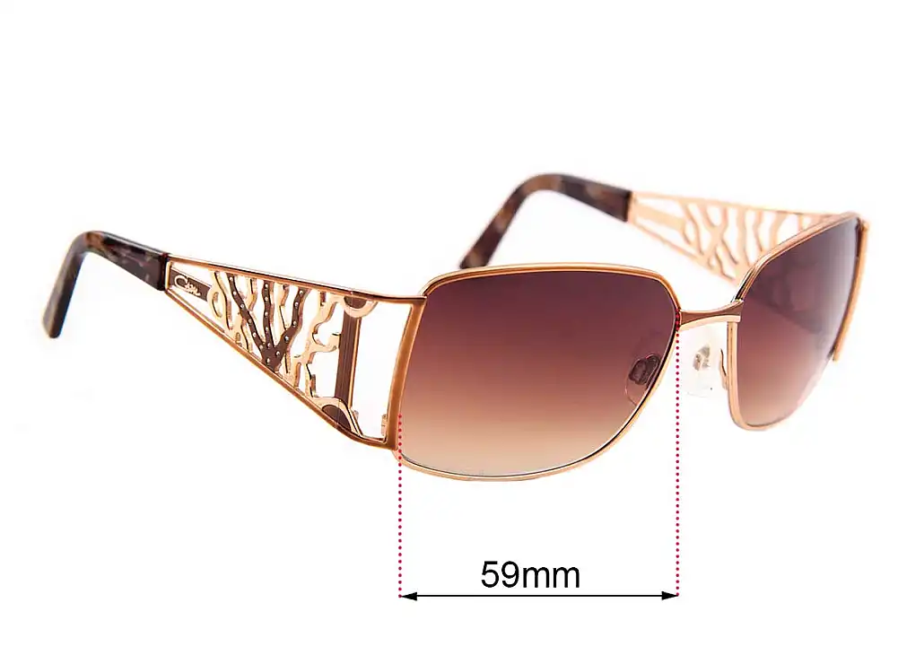 Sunglass Fix Replacement Lenses for Cazal MOD 9015 - 59mm Wide Sunglass Fix Replacement Lenses for Cazal MOD 9015 - 59mm Wide