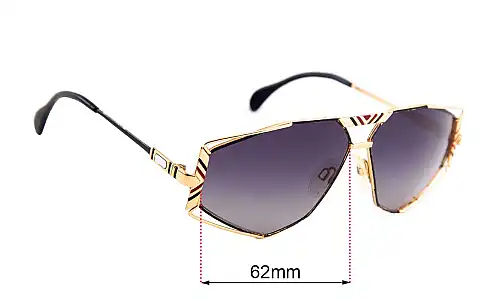 Sunglass Fix Replacement Lenses for Cazal MOD 956 - 62mm Wide Sunglass Fix Replacement Lenses for Cazal MOD 956 - 62mm Wide