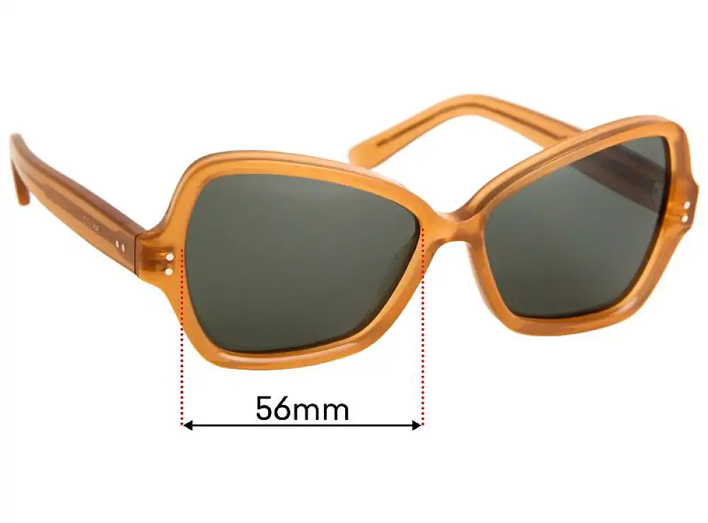 Sunglass Fix Replacement Lenses for Celine CL 40075I - 56mm Wide Sunglass Fix Replacement Lenses for Celine CL 40075I - 56mm Wide