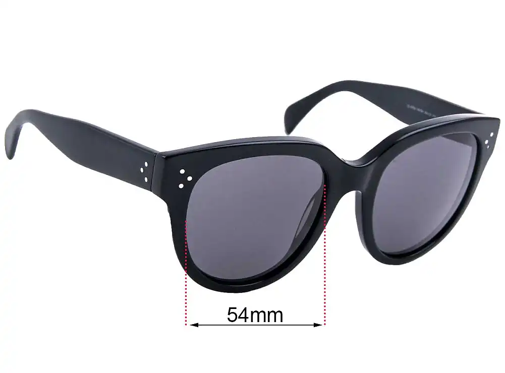 Sunglass Fix Replacement Lenses for Celine CL 41755 - 55mm Wide Sunglass Fix Replacement Lenses for Celine CL 41755 - 55mm Wide