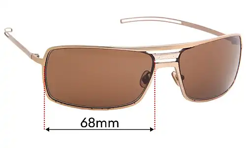 Sunglass Fix Replacement Lenses for Christian Dior 0101 - 68mm Wide Sunglass Fix Replacement Lenses for Christian Dior 0101 - 68mm Wide