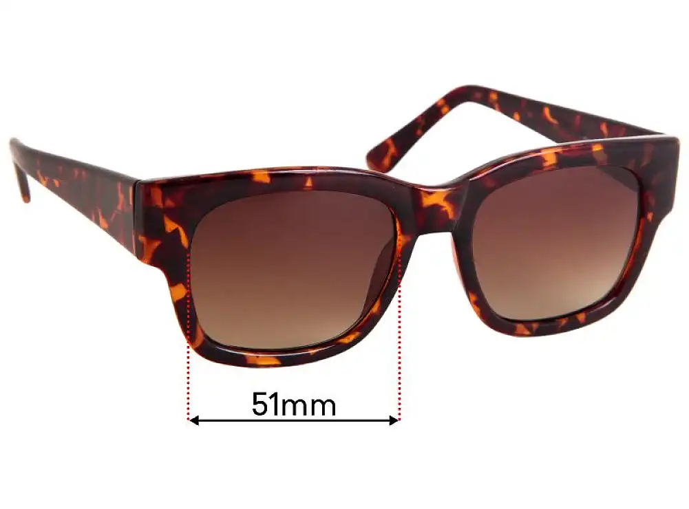 Sunglass Fix Replacement Lenses for Cole Haan C16130 - 51mm Wide Sunglass Fix Replacement Lenses for Cole Haan C16130 - 51mm Wide