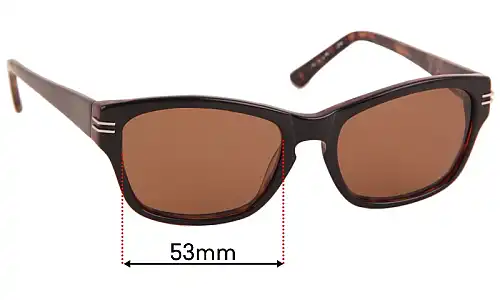 Sunglass Fix Replacement Lenses for Country Road CR Sun Rx 08 - 53mm Wide Sunglass Fix Replacement Lenses for Country Road CR Sun Rx 08 - 53mm Wide