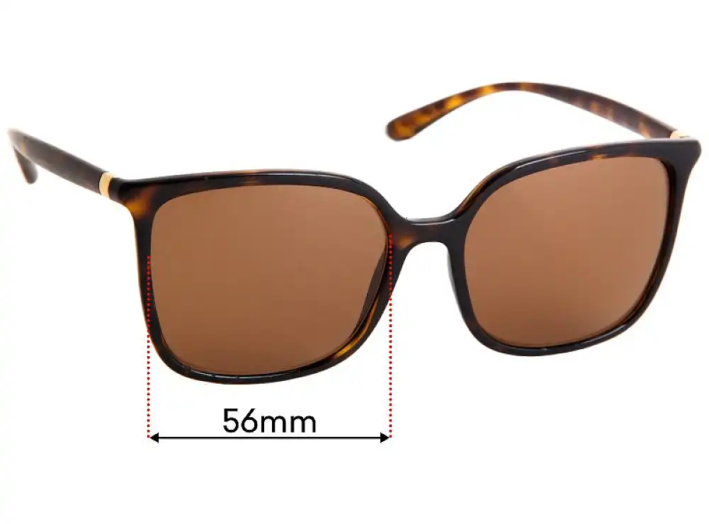 Sunglass Fix Replacement Lenses for Dolce & Gabbana DG6112 - 56mm Wide Sunglass Fix Replacement Lenses for Dolce & Gabbana DG6112 - 56mm Wide