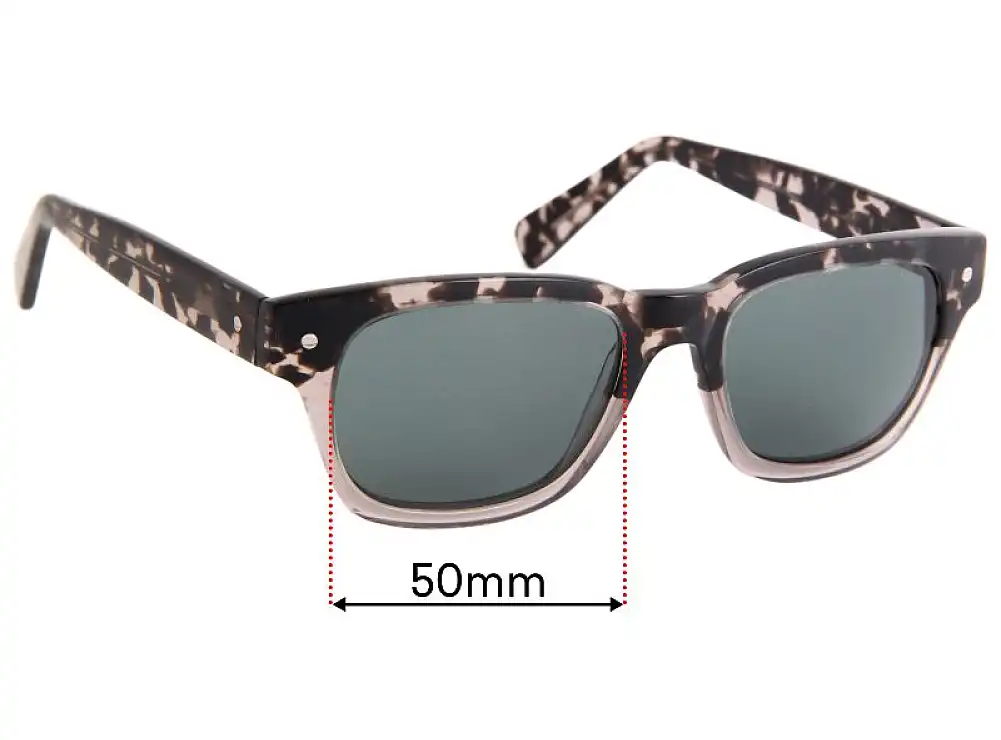 Sunglass Fix Replacement Lenses for Eco By Modo Vail - 50mm Wide Sunglass Fix Replacement Lenses for Eco By Modo Vail - 50mm Wide