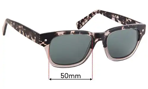Sunglass Fix Replacement Lenses for Eco By Modo Vail - 50mm Wide Sunglass Fix Replacement Lenses for Eco By Modo Vail - 50mm Wide