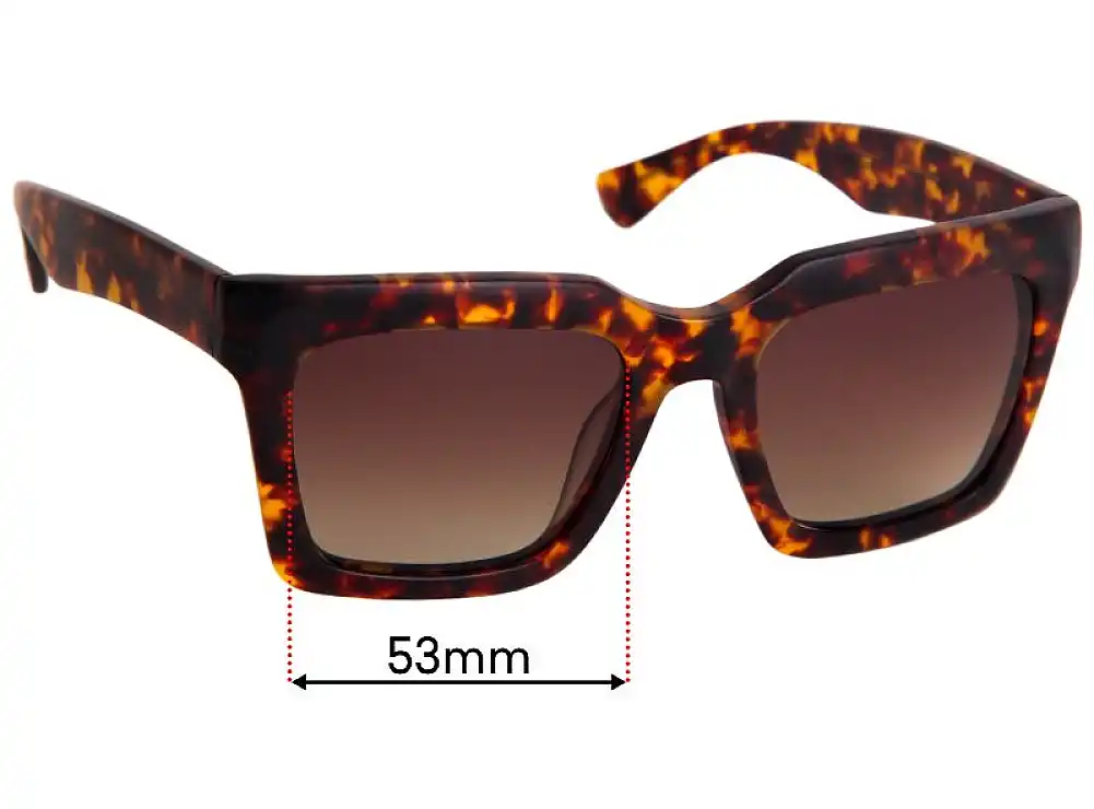 Sunglass Fix Replacement Lenses for Epokhe Boris - 53mm Wide Sunglass Fix Replacement Lenses for Epokhe Boris - 53mm Wide