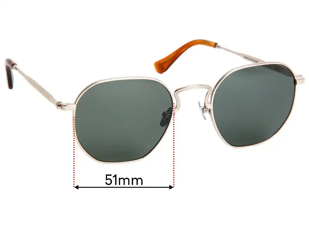 Sunglass Fix Replacement Lenses for Epokhe Denz - 51mm Wide Sunglass Fix Replacement Lenses for Epokhe Denz - 51mm Wide
