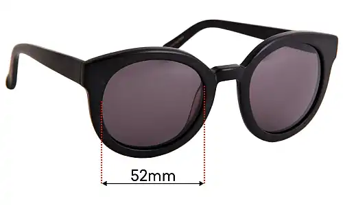 Sunglass Fix Replacement Lenses for Epokhe Oha - 52mm Wide Epokhe Oha Replacement Lenses 52mm wide