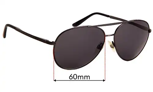 Sunglass Fix Replacement Lenses for Giorgio Armani AR 6030 - 60mm Wide Sunglass Fix Replacement Lenses for Giorgio Armani AR 6030 - 60mm Wide