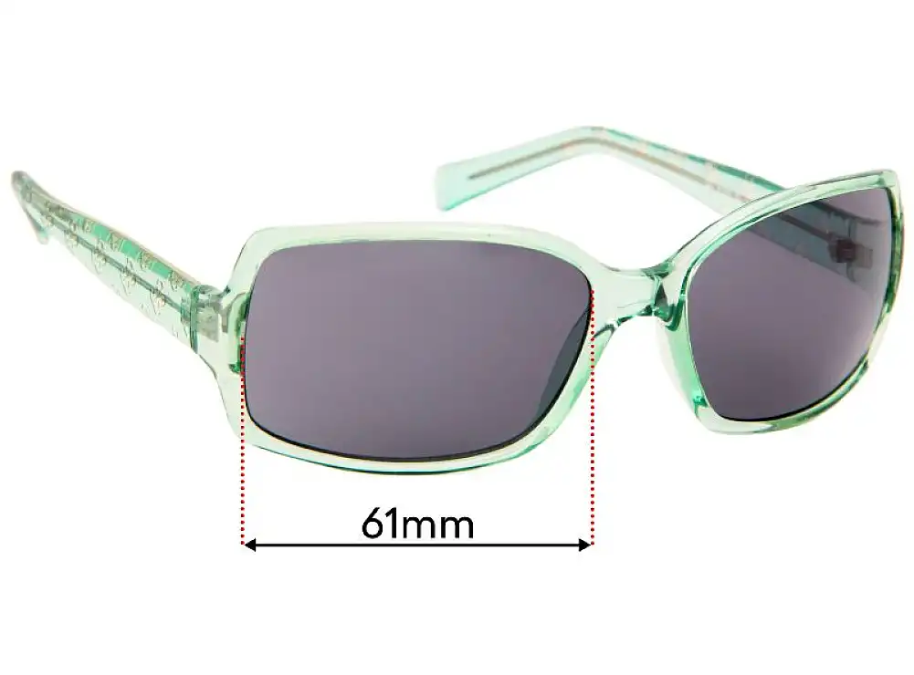 Sunglass Fix Replacement Lenses for Guess GU6146 - 61mm Wide Sunglass Fix Replacement Lenses for Guess GU6146 - 61mm Wide