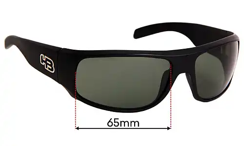 Sunglass Fix Replacement Lenses for Hot Buttered Rage - 65mm Wide Hot Buttered Rage Replacement Lenses 65mm wide