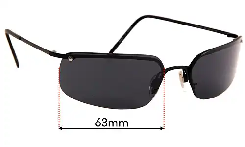 Sunglass Fix Replacement Lenses for Hugo Boss HB5789 - 63mm Wide Hugo Boss HB5789 Replacement Lenses 63mm wide